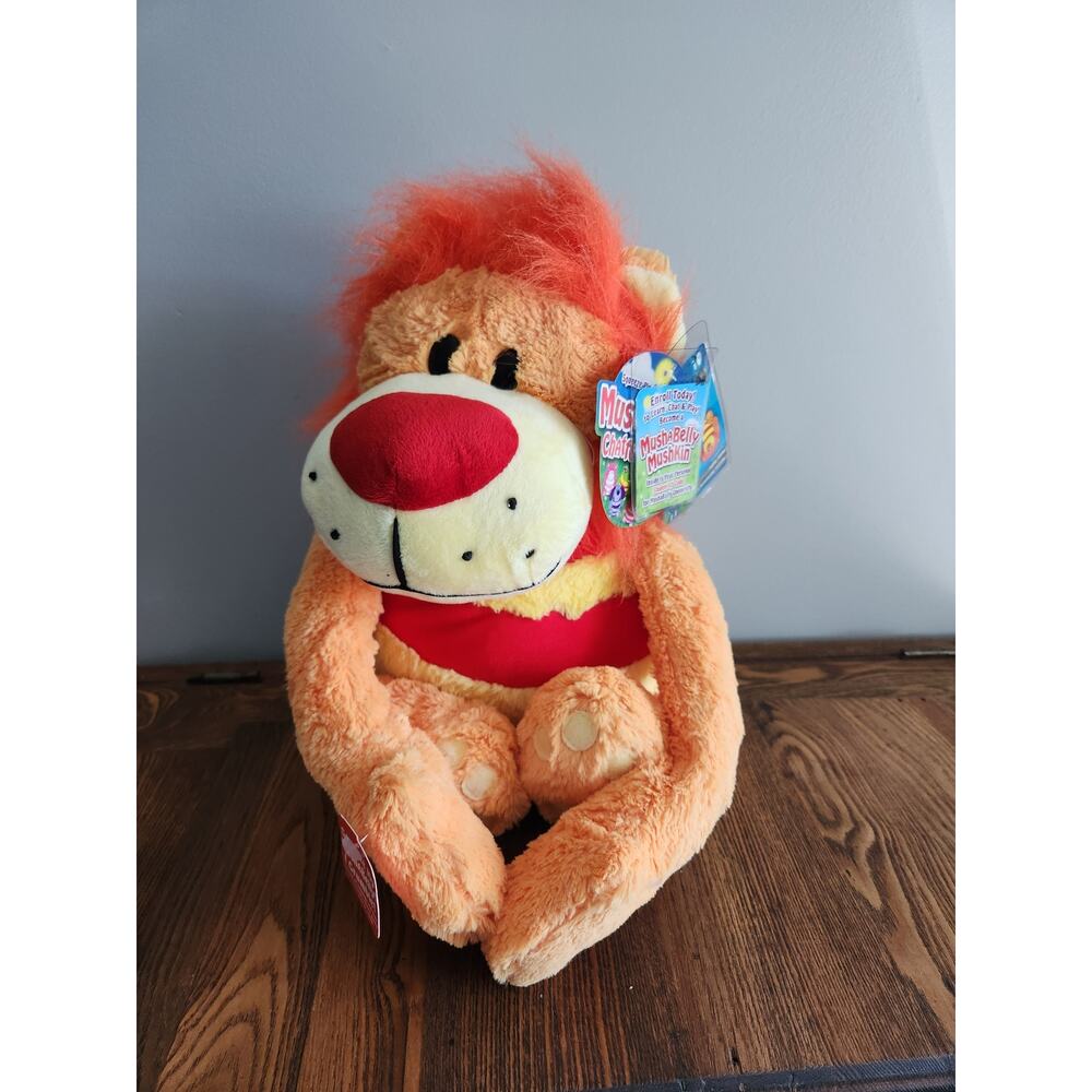 Jay at play MushABelly Ryder the lion plush 20" Brand new with tags